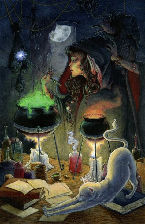 Elisa witchcraft painting